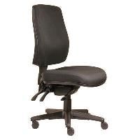 ergoselect spark ergonomic  chair high back ,compact seat no arms -warwick gravity onyx